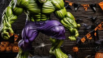 Hallowen-themed hulk toy